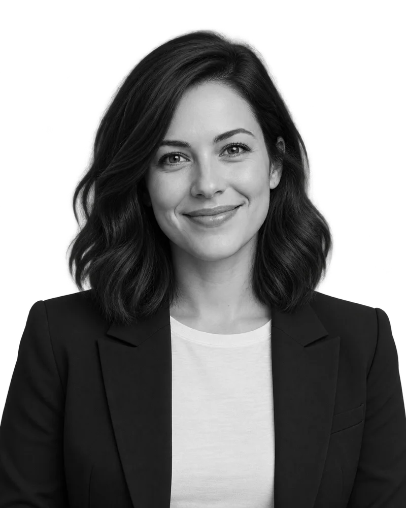 Fictional team portrait of Maya Bennett